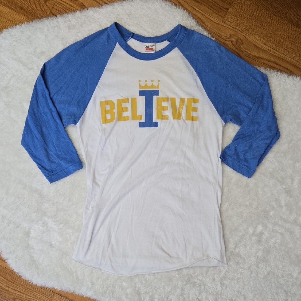 Charlie Hustle Baseball Shirt, Womens Size Small